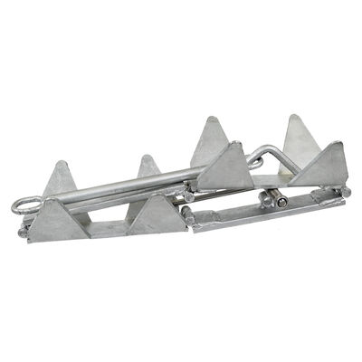 Box Anchor Hot-Dipped Galvanized Steel Fold-and-Hold Anchor, 13 lb.