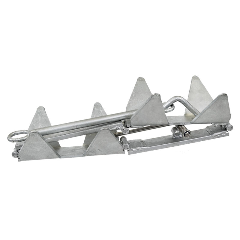 Box Anchor Hot-Dipped Galvanized Steel Fold-and-Hold Anchor, 25 lb. image number 2