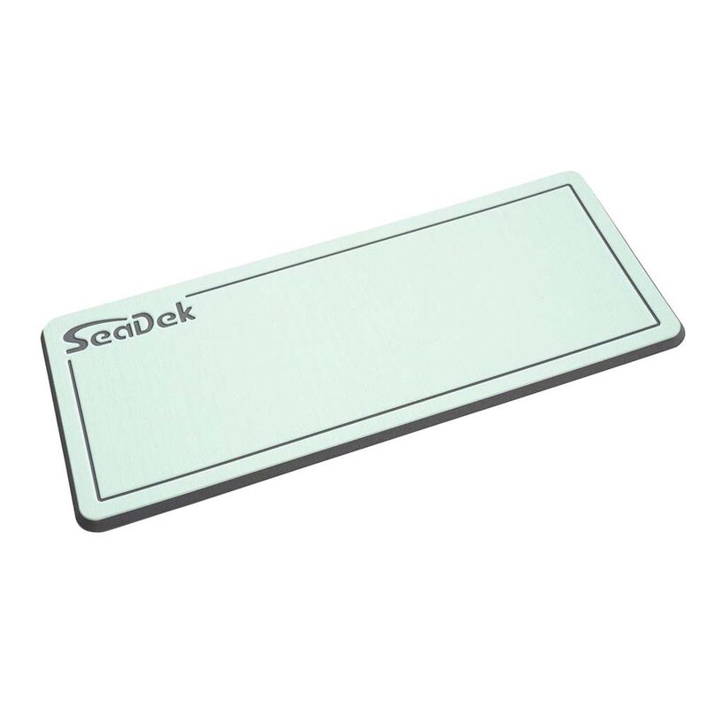 SeaDek 16" x 39" 20mm Dual Density Large Helm Pad - Seaform Green/Storm Grey Brushed image number 1