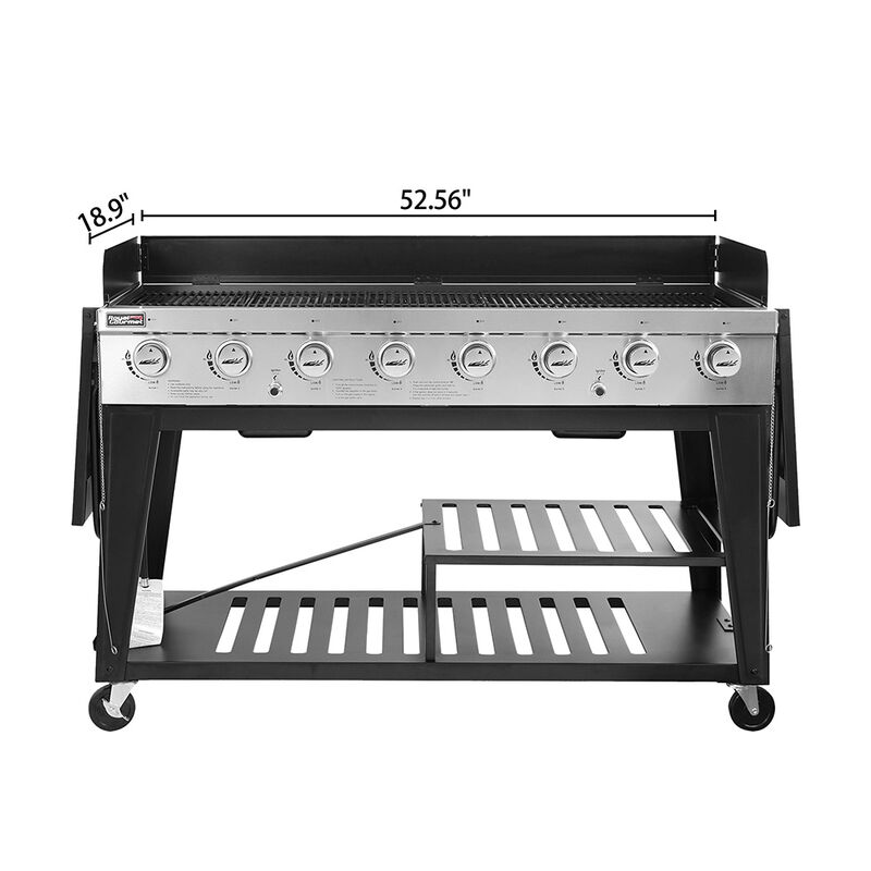 Royal Gourmet GB Series 8-Burner Gas Grill with Cover image number 14