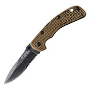 Triton Tactical G10 Folding Pocket Knife, Tan