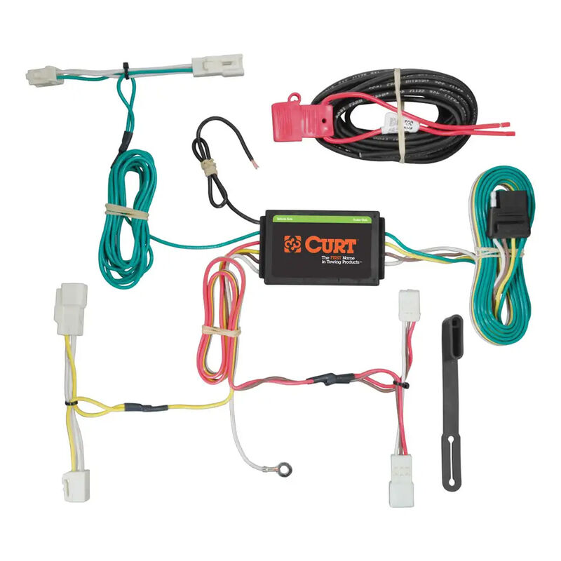 CURT 56261 Custom Wiring Harness, 4-Way Flat, Select Toyota Sienna