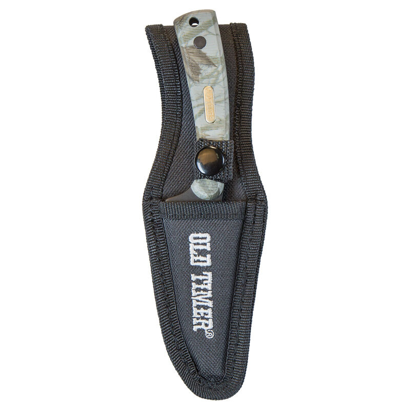 Old Timer Snowblind Camo Sharpfinger Fixed Knife image number 3