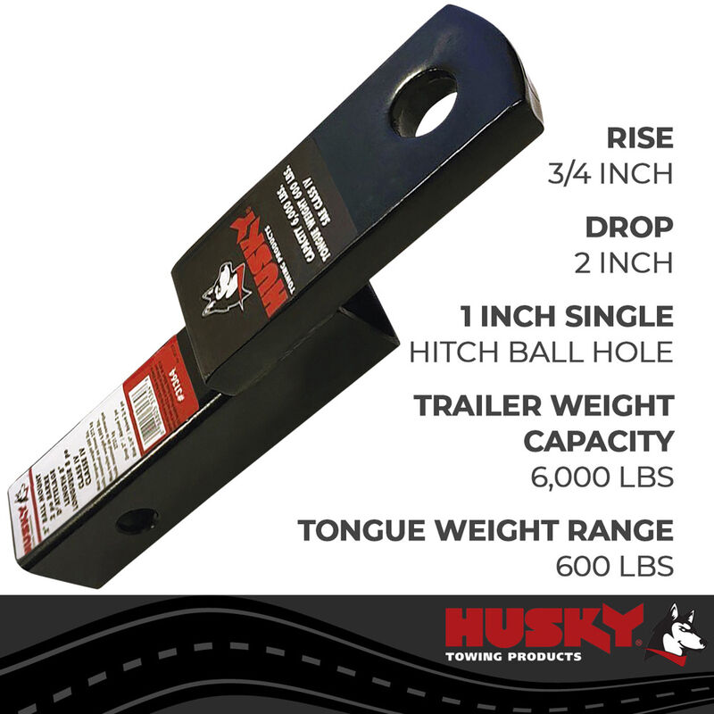 Husky Towing 2 Inch Receiver Trailer Hitch Ball Mount image number 3
