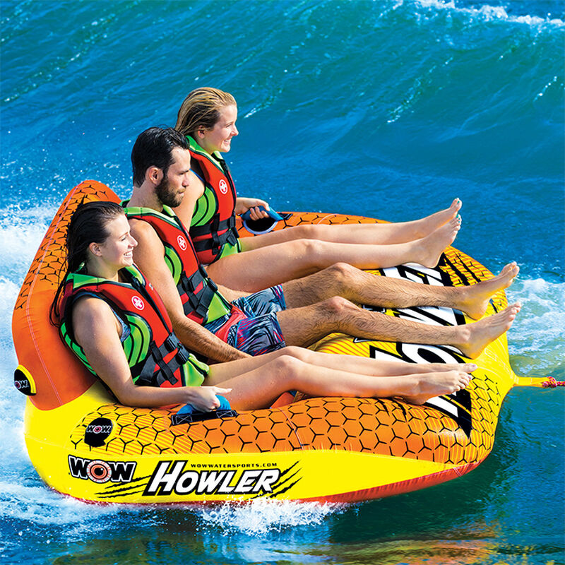 WOW Howler 3-Person Towable Tube image number 4