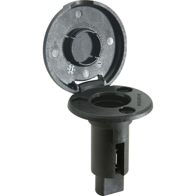 Attwood LightArmor Round Black Composite Plug-In Base image number 2