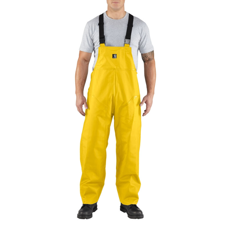 Carhartt Men's Surrey Rain Bib Overall image number 3