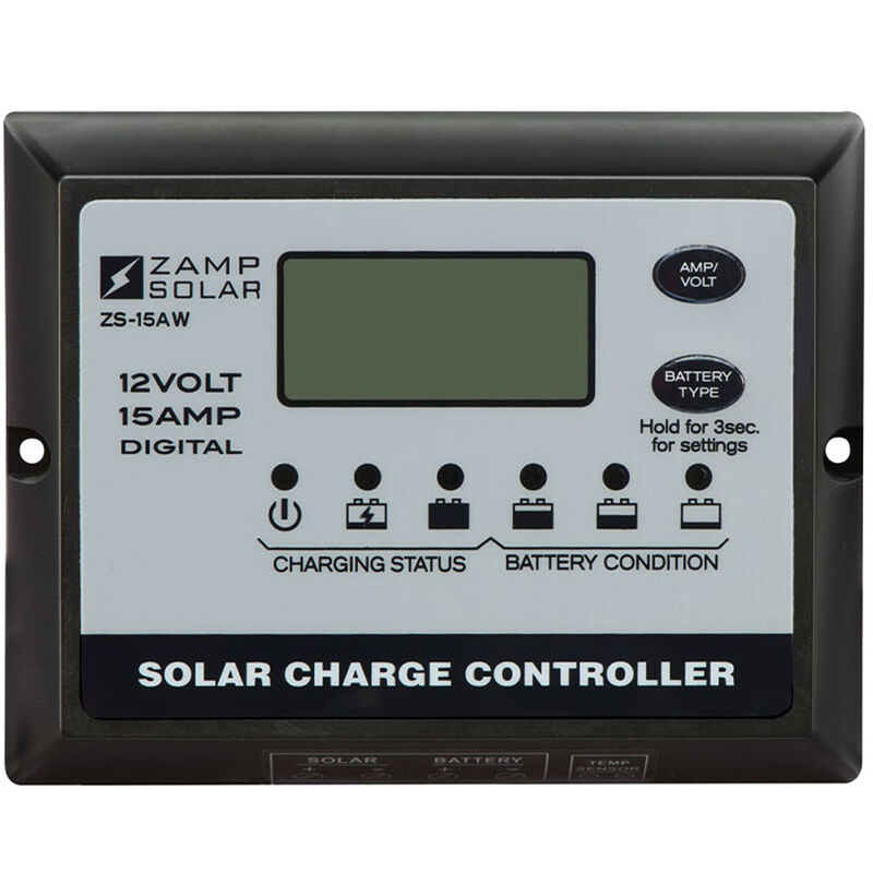 Zamp Solar 15-Amp 5-Stage PWM Charge Controller image number 1