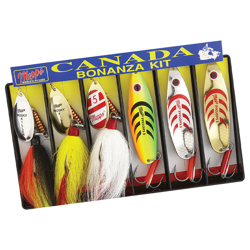 Mepps Canada Bonanza Kit, Musky and Pike Variety image number 1