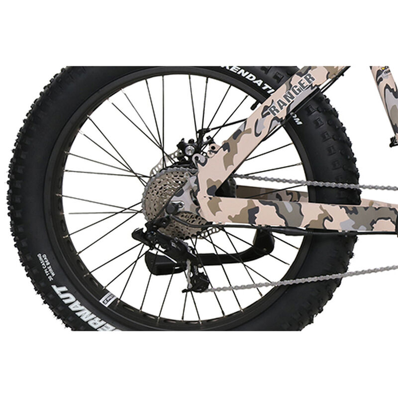 QuietKat Ranger 750-watt Electric Mountain Bike 19", Camo image number 7