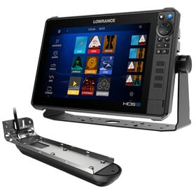 Lowrance HDS PRO 12 w/ Preloaded C-MAP DISCOVER OnBoard & Active Imaging 3-in-1 Transom Mount Transducer