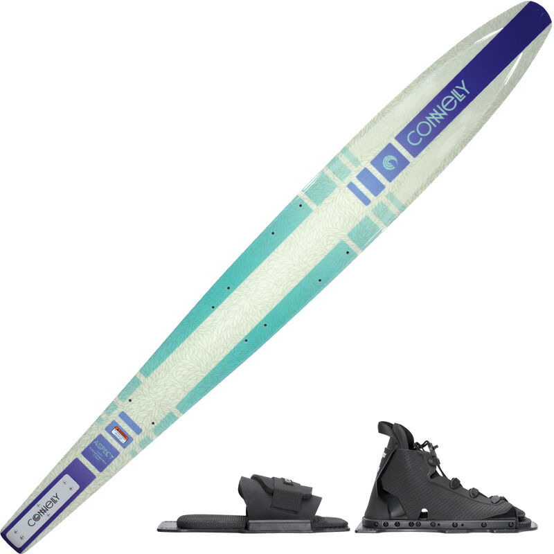 Connelly Women's Aspect Slalom Waterski w/Swerve Binding and Rear Toe Plate image number 1