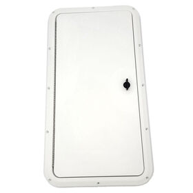 DPI Marine 13 in x 24 in Vertical Series Hatch, Polar White