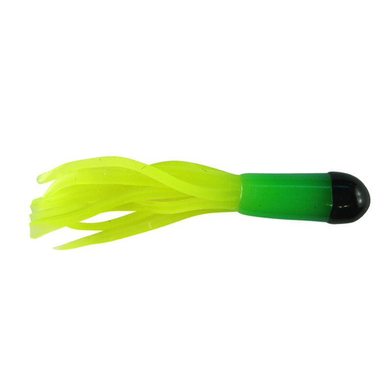 The Southern Pro Tri-Color Lit&rsquo;l Hustler Crappie Bait boasts the same classic tube design as the original Lit&rsquo;l Hustler but now comes in a stunning three-color combination. image number 2