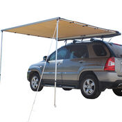 Trustmade 6.5' x 6.5' Car Rooftop Pull-Out Awning Shelter, Black