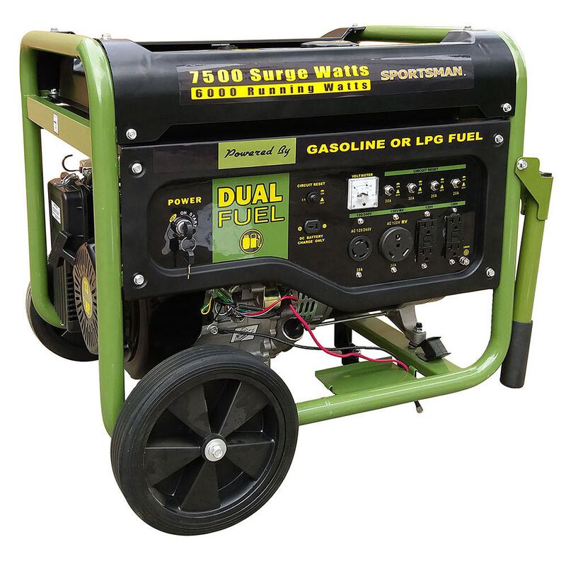 Sportsman 7500 Watt Dual Fuel Generator image number 1