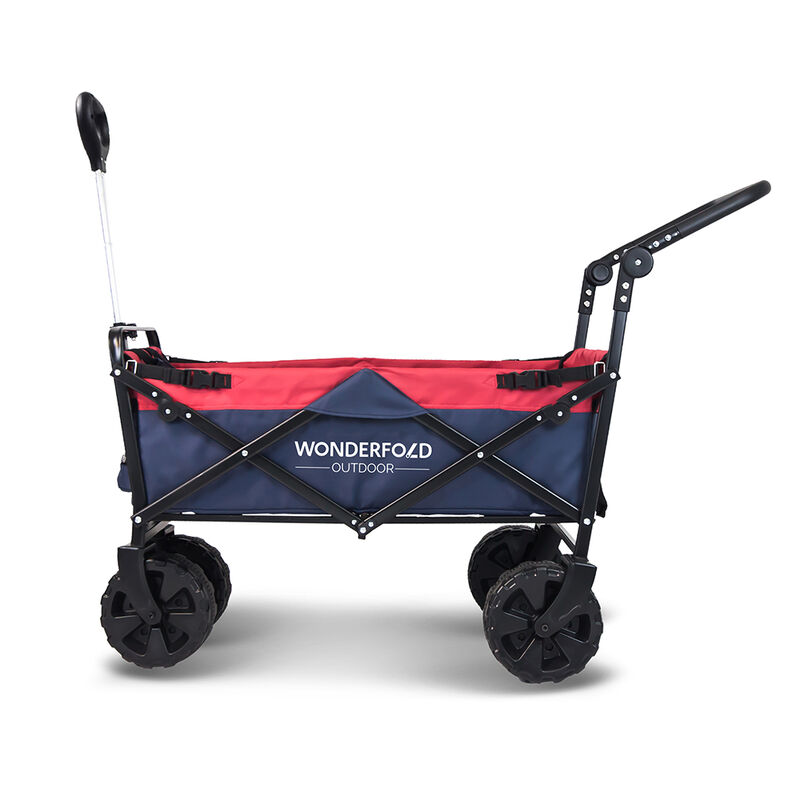 Wonderfold Outdoor S2 Push and Pull Utility Folding Wagon with Wide Beach Tires image number 18