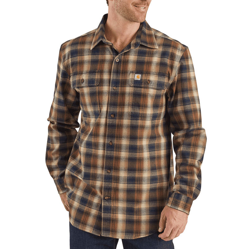 Carhartt Hubbard Flannel Long Sleeve Shirt image number 3