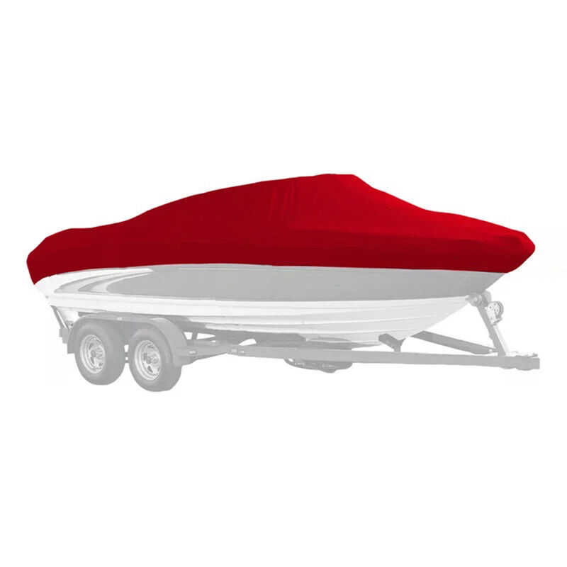 Covermate Conventional Bass Boat Extended O/B 14'6"-15'5" BEAM 78" - Red image number 1