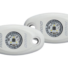 RIGID A-Series White Low Power LED Light Pair - Cool White