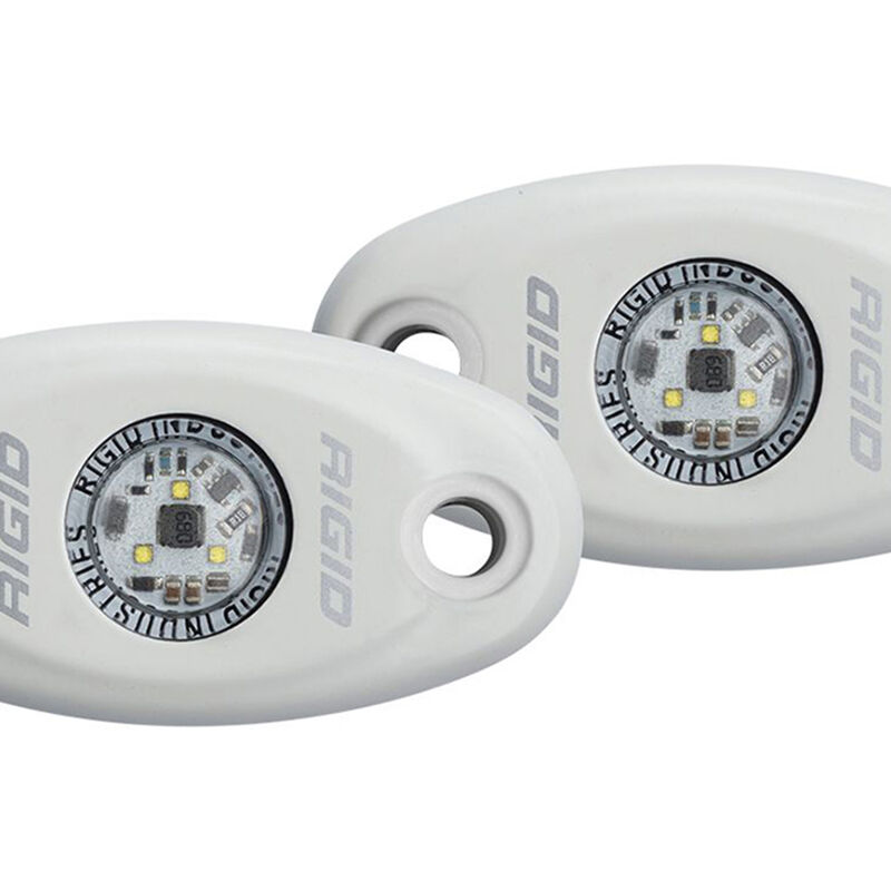 RIGID A-Series White Low Power LED Light Pair - Cool White image number 1