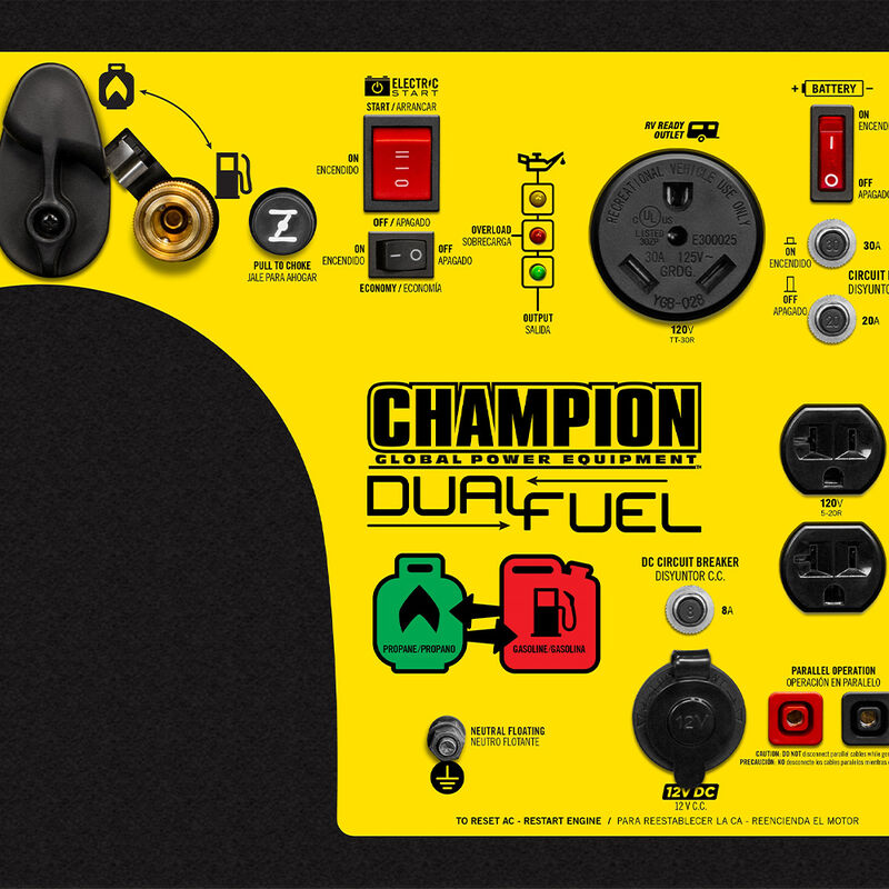 Champion 3500-Watt Dual Fuel Portable Inverter Generator image number 4