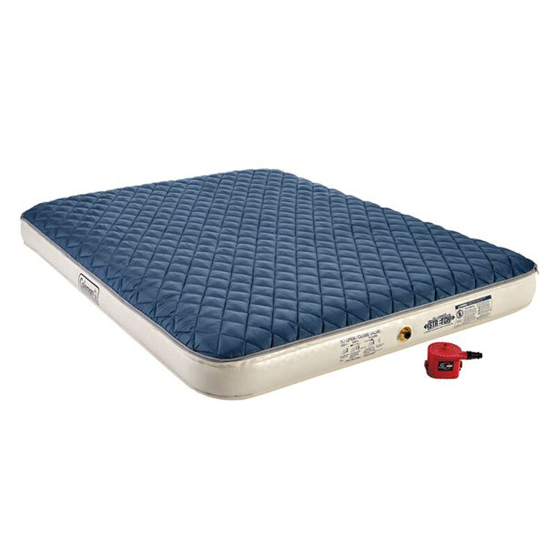 Coleman Air Mattress with Zip-On Insulation Topper and Air Pump, Queen image number 1
