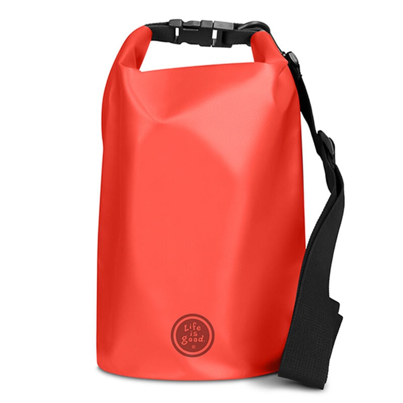 Life Is Good 5L Waterproof Dry Bag - Red