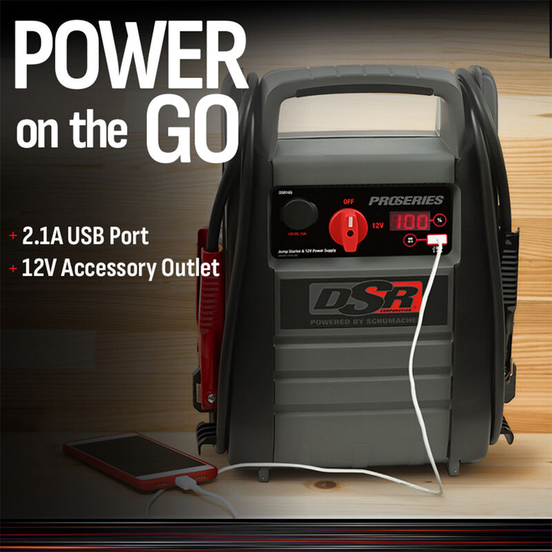 Schumacher DSR165 ProSeries 2200A 12V Jump Starter and Portable Power Station image number 6