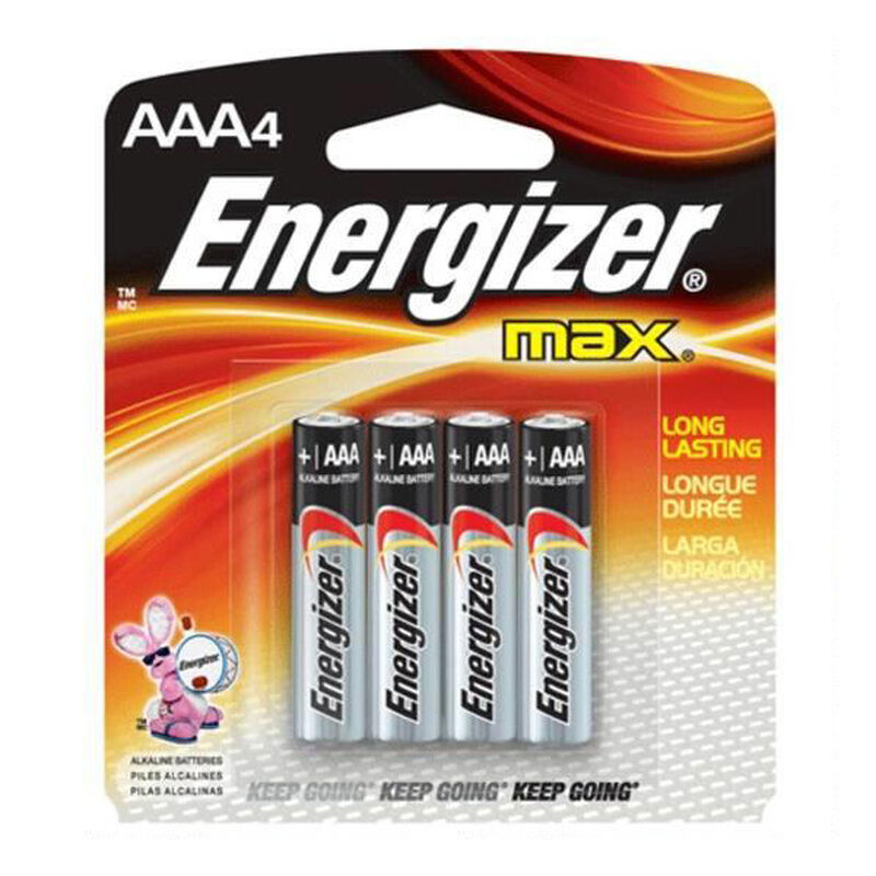 Energizer MAX AAA Batteries, 4-Pack image number 1