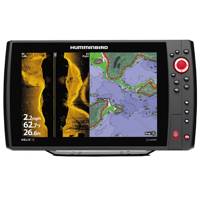 Humminbird Helix 12 CHIRP SI Fishfinder/GPS KVD Signature Combo image number 1