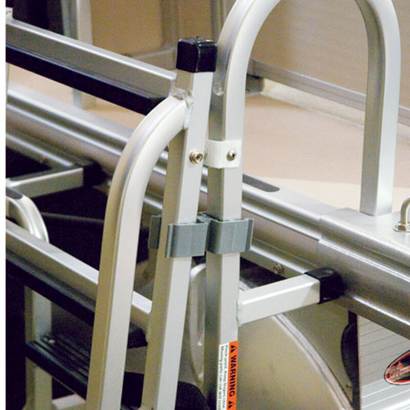 Pontoon Square Ladder Clip Set for 1-1/8" Rail image number 2