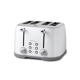 Betty Crocker 4-Slice Toaster, White