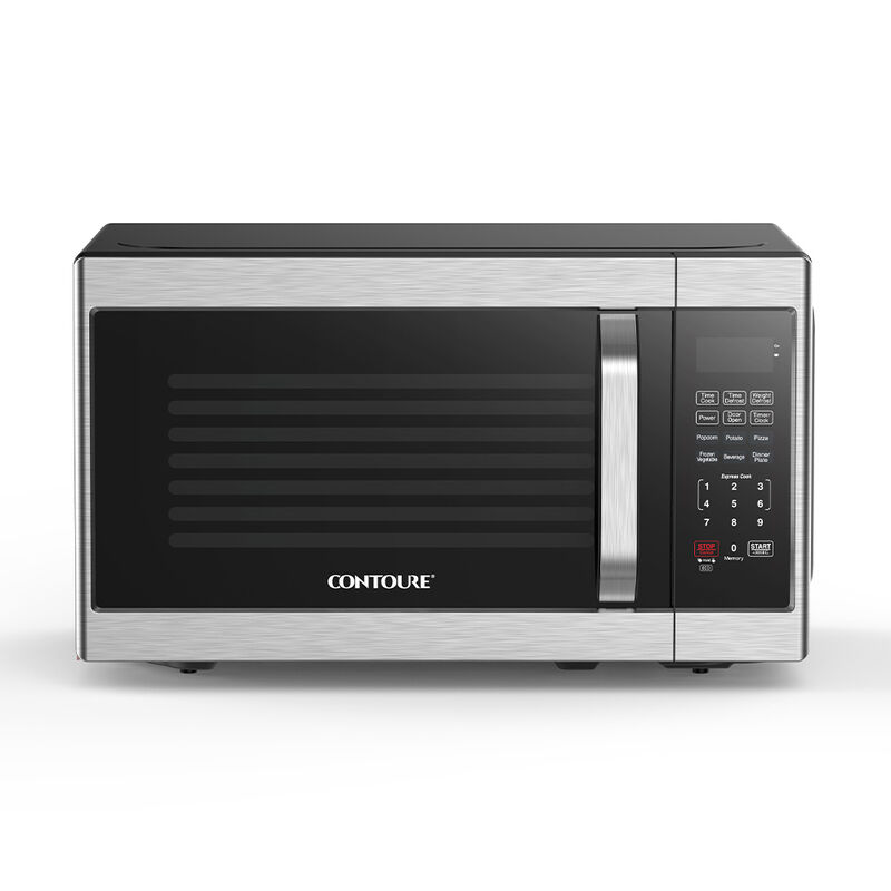 Contoure - 0.7 Cu. Ft. Countertop Microwave - Stainless Steel image number 4