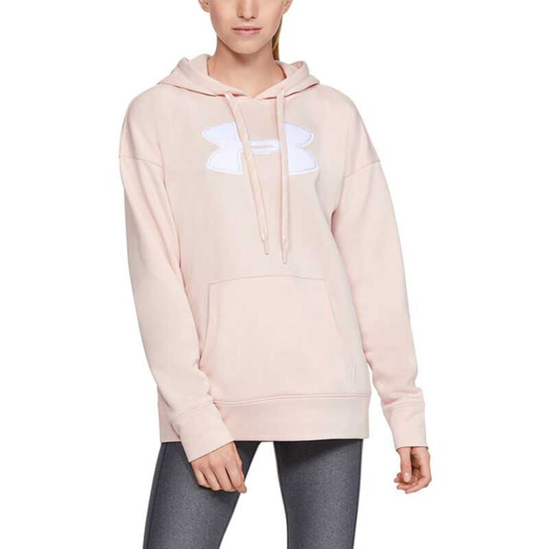  Under Armour Women's Armour Fleece Chenille Logo Hoodie image number 5