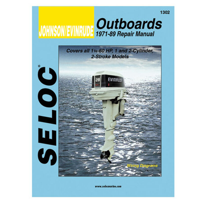 Seloc Marine Outboard Repair Manuals for Johnson/Evinrude '73 - '89 image number 1