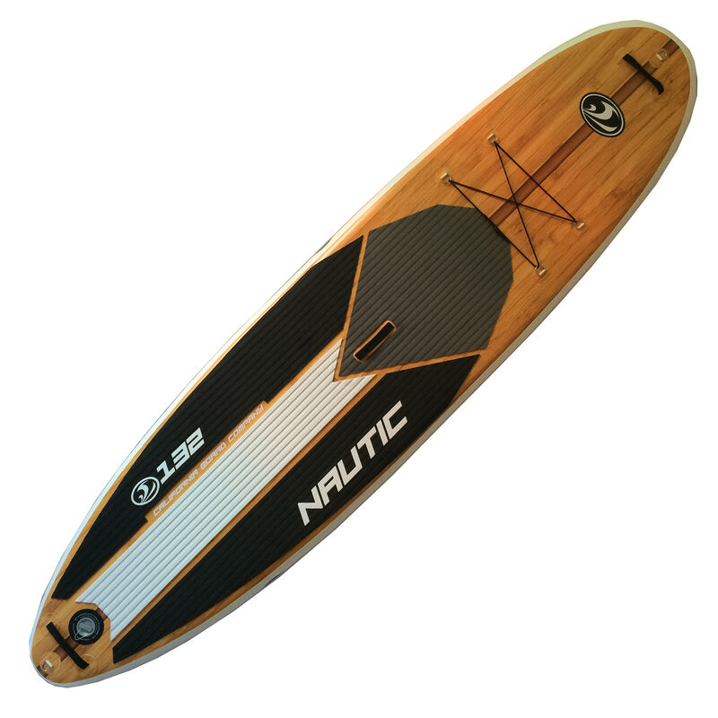 California Board Company 11' Nautic Inflatable Stand-Up Paddleboard, Wood Graphics image number 1