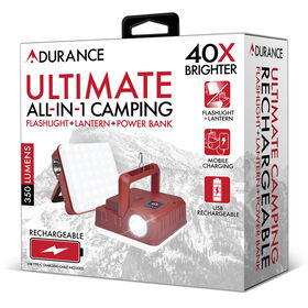 Adurance Ultimate All-in-One Camping Flashlight + Lantern + Power Bank