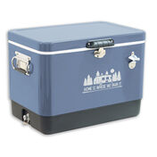 Home Is Where We Park It 54-Quart Stainless Steel Cooler