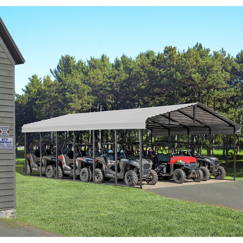 ShelterLogic Arrow Carport, 20'W x 29'L x 9'H image number 3