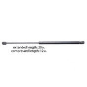 Black Powder-Coated Gas Lift Springs - 20"L extended, withstands 60 lbs.