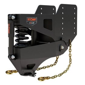 CURT Helux Coil-Spring Gooseneck Pin Box, 4,300 lbs. Pin Weight, 20,000 lbs. Capacity