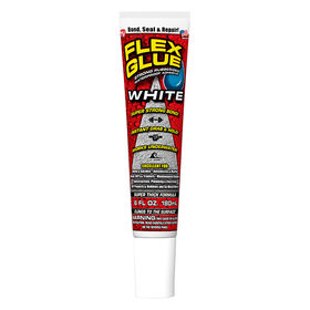 Flex Seal Flex Glue, White, 6 oz. Easy Squeeze Tube