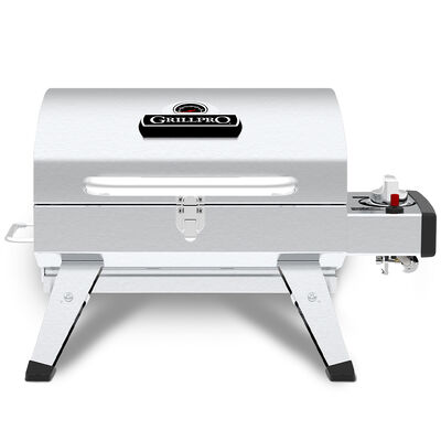 GrillPro Stainless Steel Tabletop Propane Grill
