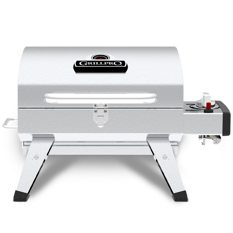 GrillPro Stainless Steel Tabletop Propane Grill image number 1