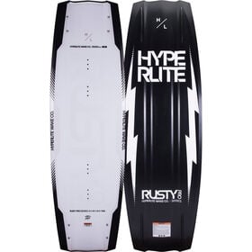 Hyperlite Rusty Pro Wakeboard, White/Black, Blank