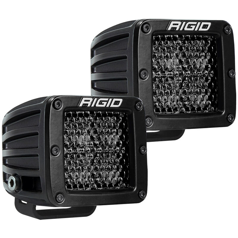 RIGID D-Series Pro Spot Diffused Midnight Surface Mount - Pair