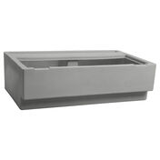 Toonmate Deluxe Pontoon Left-Side Corner Couch Base - Gray