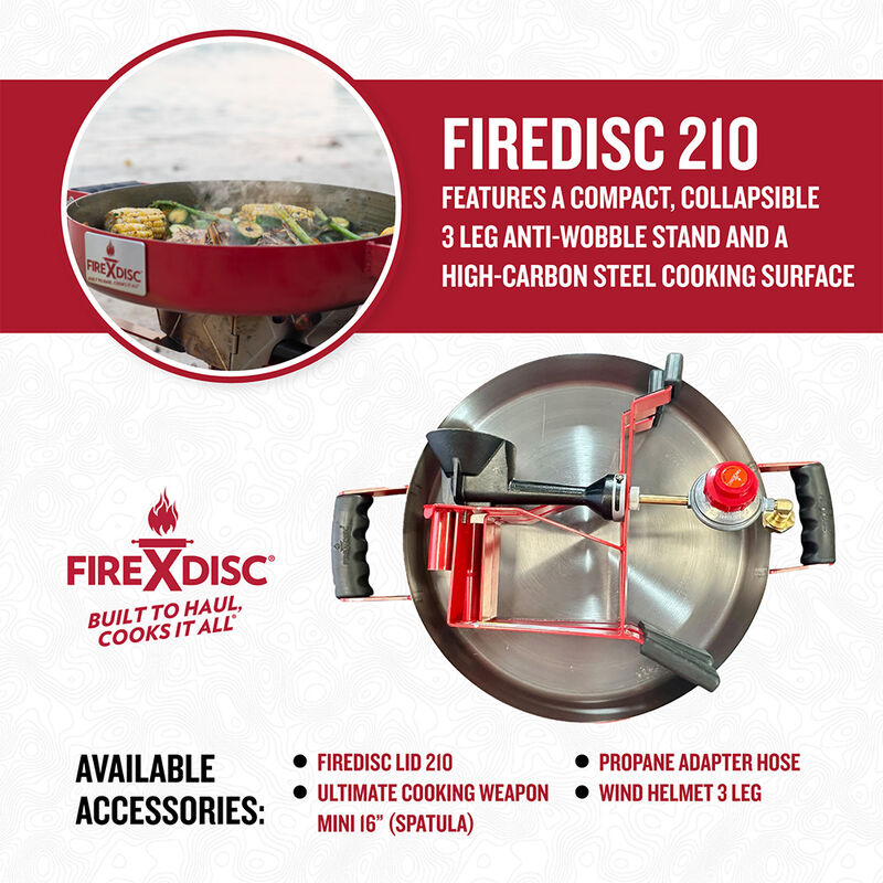 FIREDISC "The Rover" 210 in Fireman Red image number 8