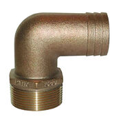 Groco 90° Standard Flow Elbow Bronze Fitting – 1-1/4” NPT x 1-1/4" I.D.